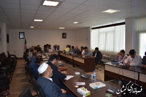 دومین جلسه شورای پدافند غیرعامل شهرستان گمیشان برگزار شد