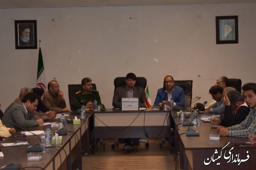 دومین جلسه شورای پدافند غیرعامل شهرستان گمیشان برگزار شد