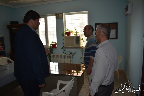 بازدید فرماندار گمیشان از مدرسه استثنایی نور دانش