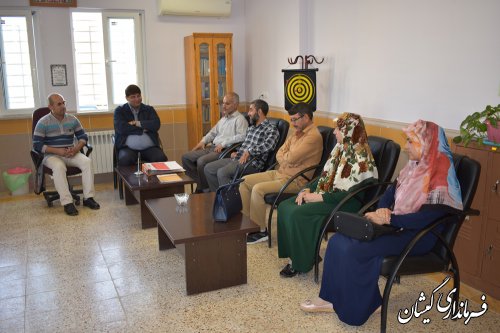 بازدید فرماندار گمیشان از مدرسه استثنایی نور دانش