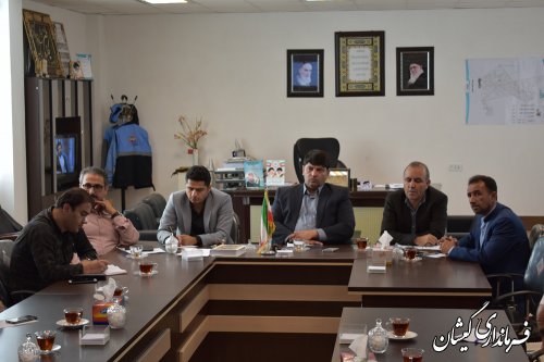 جلسه هماهنگی طرح ماده 27ایجاد اشتغال پایدار روستایی شهرستان گمیشان برگزارشد