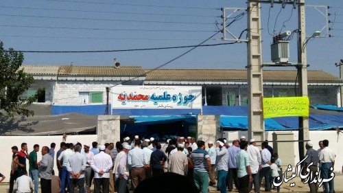 حضور فرماندار در مراسم فارغ التحصیلی طلاب حوزه علمیه محمدیه روستای کملر
