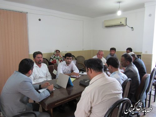 اولین نشست دهیاران با بخشدار جدید بخش مرکزی گمیشان برگزار شد