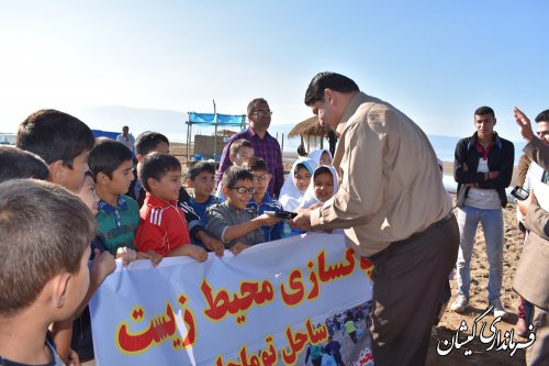 سواحل توماجلر چارقلی شهرستان پاکسازی شد