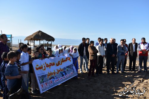 سواحل توماجلر چارقلی شهرستان پاکسازی شد