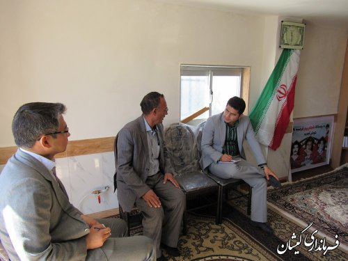 بازدید بخشدار مرکزی از روستاهای دهنه و قرمسه