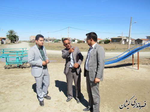 بازدید بخشدار مرکزی از روستاهای دهنه و قرمسه