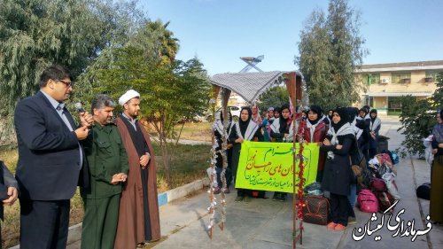 44 نفر از دانش آموزان دختر به اردوهای راهیان نور اعزام شدند