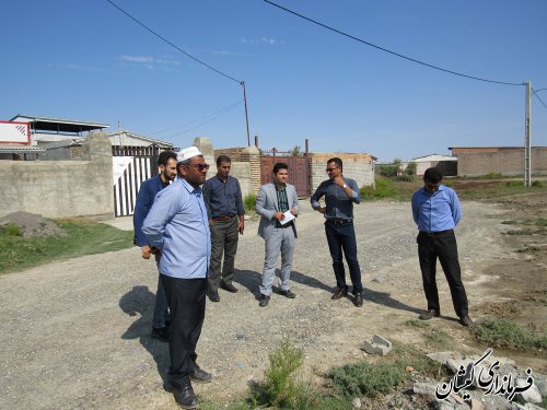 بازدید بخشدار مرکزی از روستاهای خواجه نفس و گامیشلی