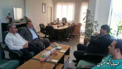 دیدار فرماندار گمیشان با مدیرکل ثبت احوال استان