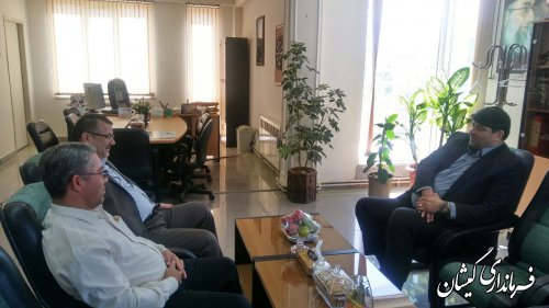 دیدار فرماندار گمیشان با مدیرکل ثبت احوال استان