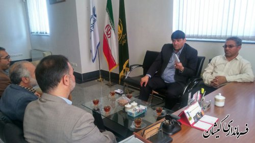 دیدار فرماندار گمیشان با سرپرست کمیته امداد امام (ره) استان