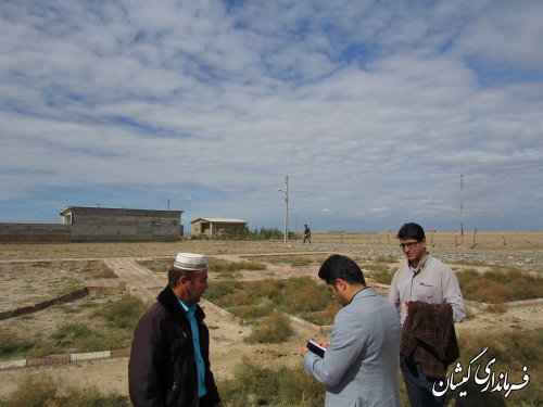 بازدید بخشدار مرکزی از روستاهای قلعه جیق کوچک و آلتین تخماق