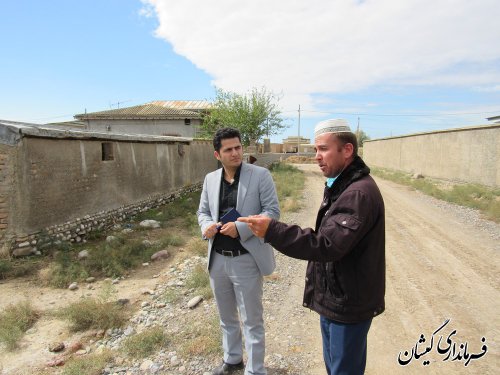 بازدید بخشدار مرکزی از روستاهای قلعه جیق کوچک و آلتین تخماق