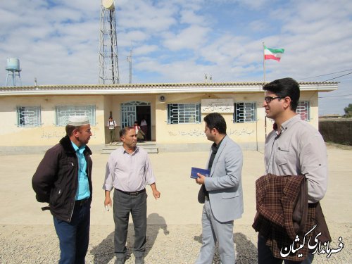 بازدید بخشدار مرکزی از روستاهای قلعه جیق کوچک و آلتین تخماق