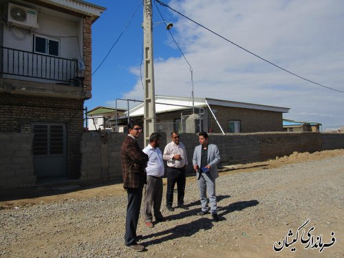 بازدید بخشدار مرکزی از روستای قلعه جیق بزرگ