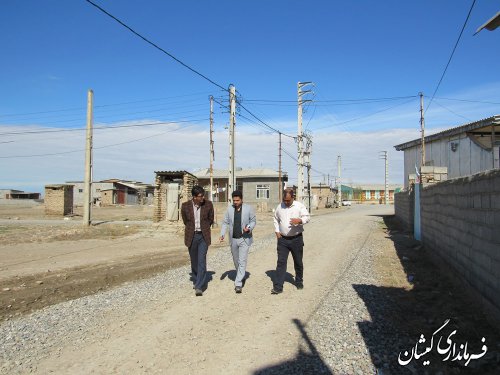 بازدید بخشدار مرکزی از روستای قلعه جیق بزرگ