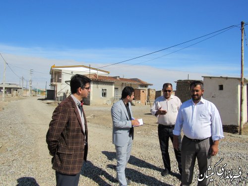 بازدید بخشدار مرکزی از روستای قلعه جیق بزرگ