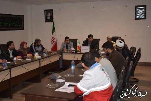 هفتمین جلسه شورای هماهنگی مبارزه با مواد مخدر شهرستان گمیشان برگزار شد