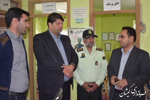 بازدید فرماندار گمیشان از مرکز درمانی و بازتوانی پیام