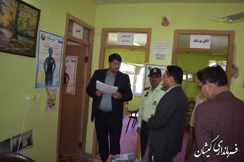 بازدید فرماندار گمیشان از مرکز درمانی و بازتوانی پیام