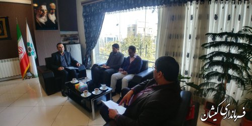 دیدار فرماندار گمیشان با مدیر شعب بانک توسعه تعاون استان