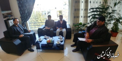 دیدار فرماندار گمیشان با مدیر شعب بانک توسعه تعاون استان