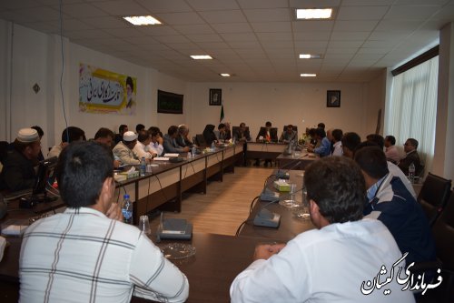 جلسه هماهنگی ترافیک روستایی شهرستان گمیشان برگزار شد