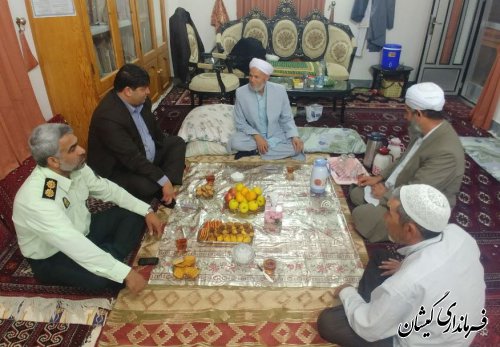 دیدار فرماندار گمیشان با ائمه جمعه و جماعات بخش گلدشت