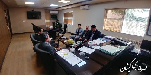 دیدار فرماندارگمیشان با مدیرعامل شرکت شهرک های صنعتی استان