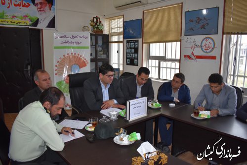 پنجمین جلسه کارگروه سلامت و امنیت غذایی شهرستان گمیشان برگزار شد