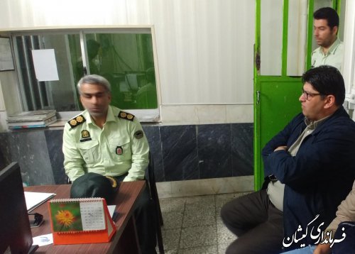 بازدید فرماندار از دستگاه های خدمات‌رسان سیمین شهر