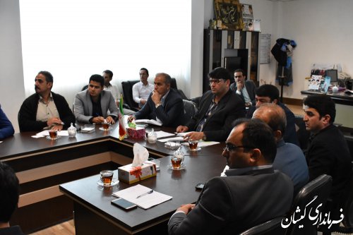 جلسه بررسی موانع ومشکلات زیرساختی طرح مطالعه گردشگری ساحل چارقلی برگزارشد