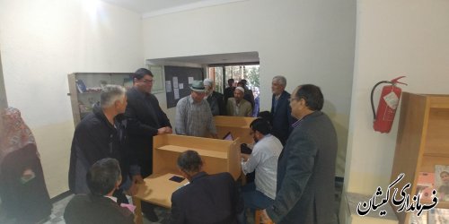 بازدید فرماندار از برگزاری انتخابات هیات مدیره شرکت تعاونی مرزنشینان