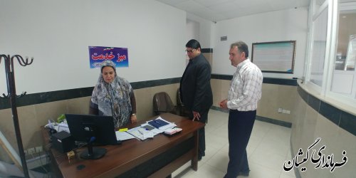 فرماندار گمیشان از شهرداری سیمین شهر بازدید کرد