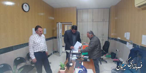 فرماندار گمیشان از شهرداری سیمین شهر بازدید کرد