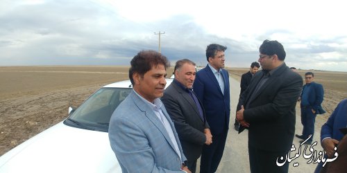 بازدید و بررسی وضعیت دو پروژه مهم بخش گلدشت