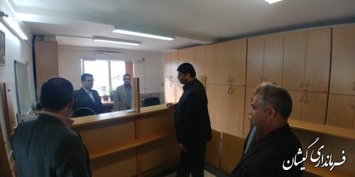 بازدید فرماندار گمیشان از اداره گاز شهرستان