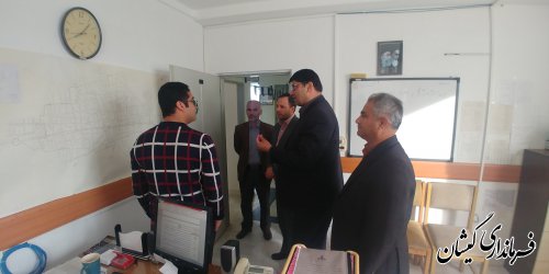 بازدید فرماندار گمیشان از اداره گاز شهرستان