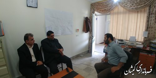 فرماندار گمیشان با کارکنان فرمانداری دیدار کرد
