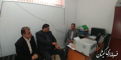 فرماندار گمیشان با کارکنان فرمانداری دیدار کرد