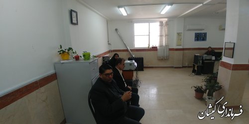 فرماندار گمیشان با کارکنان فرمانداری دیدار کرد