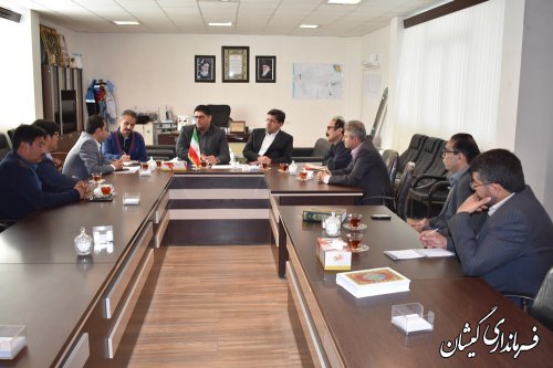نشست هماهنگی باسرمایه گذار طرح نیروگاه تولید همزمان آب وبرق در گمیشان