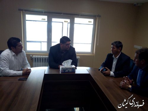 بازدید فرماندارگمیشان از شرکت رادین پلاست و کارخانه پنیرآشوراده