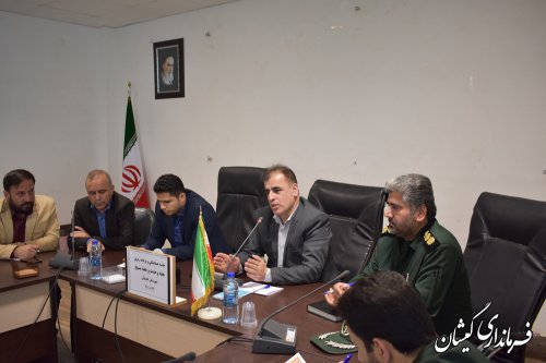 جلسه هماهنگی گرامیداشت هفته وحدت وبسیج درشهرستان گمیشان برگزار شد