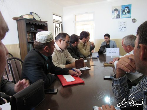 جلسه ماهانه دهیاران بخش مرکزی برگزار شد