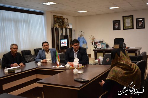فرماندار گمیشان به درخواست ها و مشکلات مردم شهرستان رسیدگی کرد