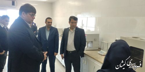 بازدید فرماندار گمیشان و مدیران کل استان از شرکت گلستان کاغذپرشیا