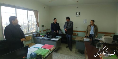 بازدید فرماندار گمیشان از جهاد کشاورزی شهرستان