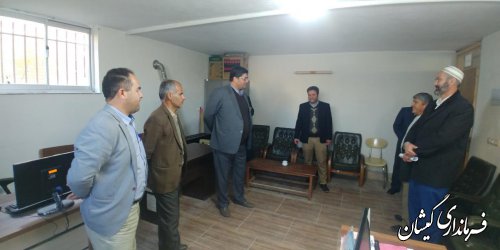 بازدید فرماندار گمیشان از جهاد کشاورزی شهرستان